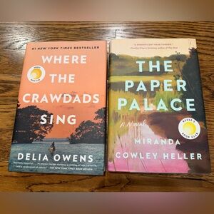 HARDCOVER BOOKS! Two in EUC. Where the Crawdads Sing & The Paper Palace